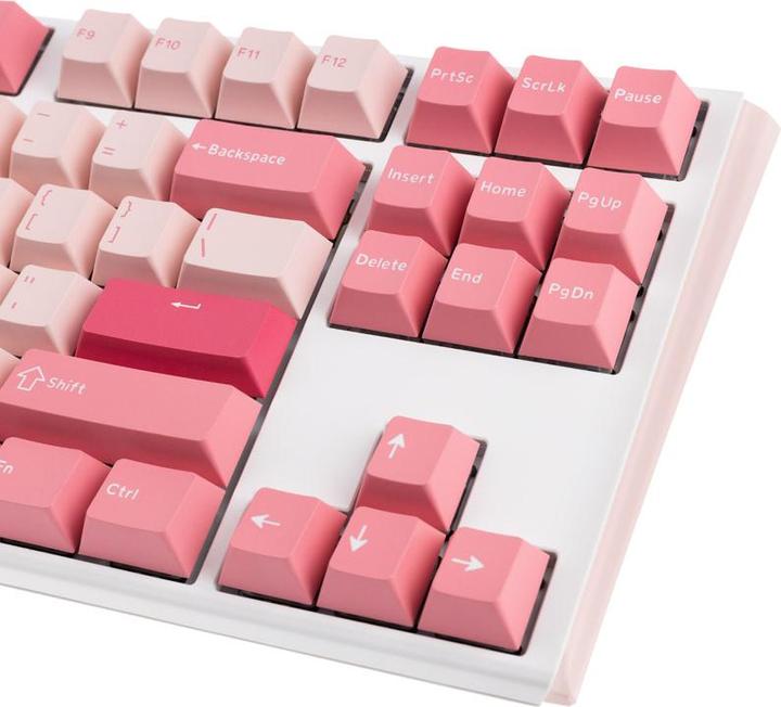 Produktbild Ducky One 3 Gossamer Pink TKL Gaming Tastatur - MX-Ergo-Clear (US) (Kabelgebunden)