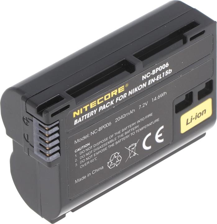 Produktbild Nitecore EN-EL15bKamera Akku für Nikon (Akku)