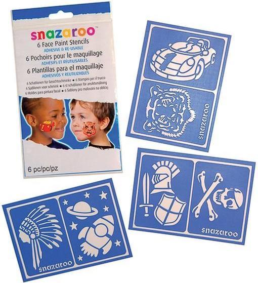 Actual product image Snazaroo Stencils boys