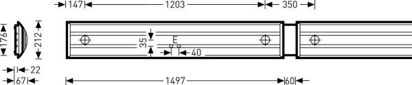 Produktbild Trilux LED-Deckenleuchte 3331 G2 D3 3700 840 ET 03 (3700 lm)