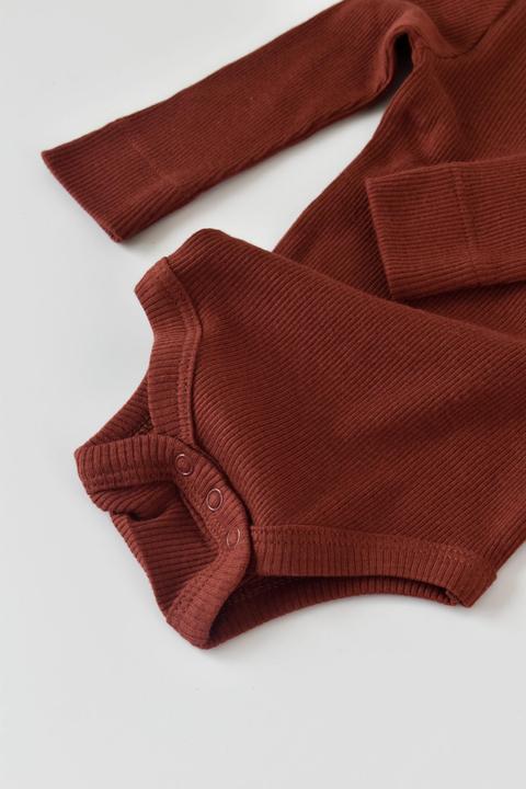 Produktbild BabyCosy Set. Strickhose mit Fuss. Body langarm. Mütze (56)