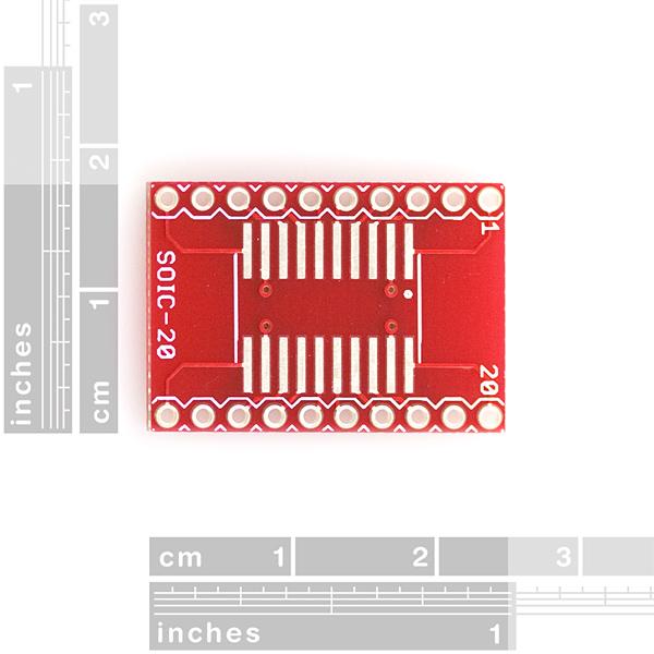 Produktbild SparkFun Adapter SOIC zu DIP 20-Pin
