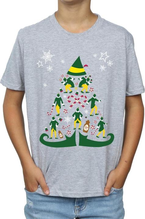 Immagine prodotto Elf Christmas Tree Maglietta Ragazzi (140, 146)