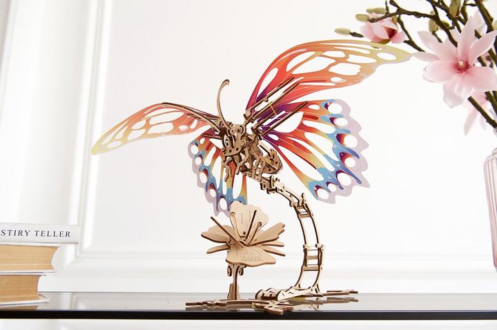Actual product image Ugears Mechanical butterfly (161 pieces)