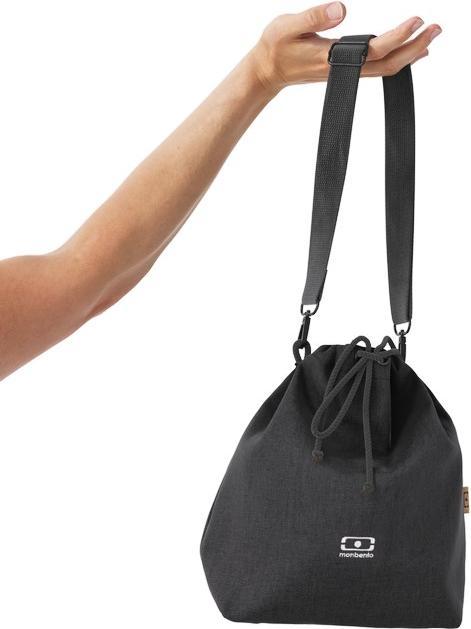 Actual product image Monbento Thermo-Lunchtasche mit Riemen Fresh Black