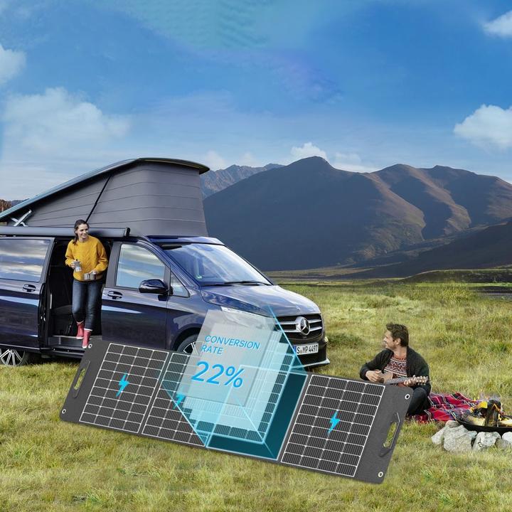 Immagine prodotto Choetech SC017 Pannello caricabatterie solare leggero da 400 W Nero (400 W, 10 kg)