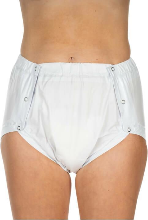 Image du produit Suprima Slip en PVC boutonnable pour Femmes et Hommes blanc (1 x, M)