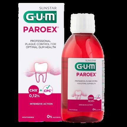 Immagine prodotto GUM SUNSTAR PAROEX Mundspülung 0.12 % chlorhexidine (300 ml, Collutorio)