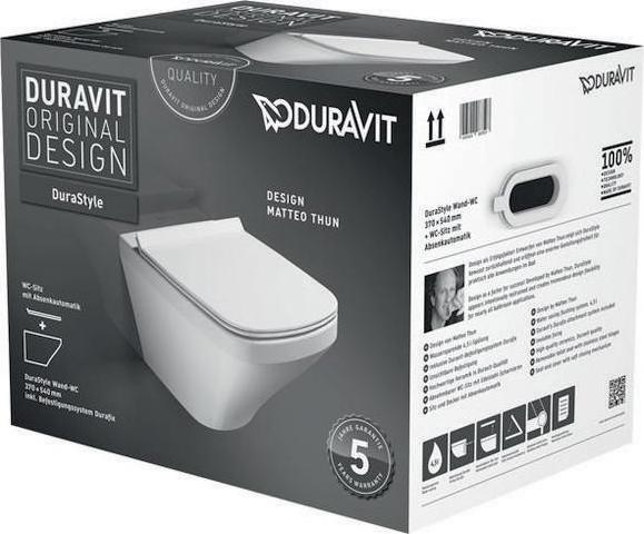 Image du produit Duravit Ensemble de toilettes suspendues DURASTYLE blanc