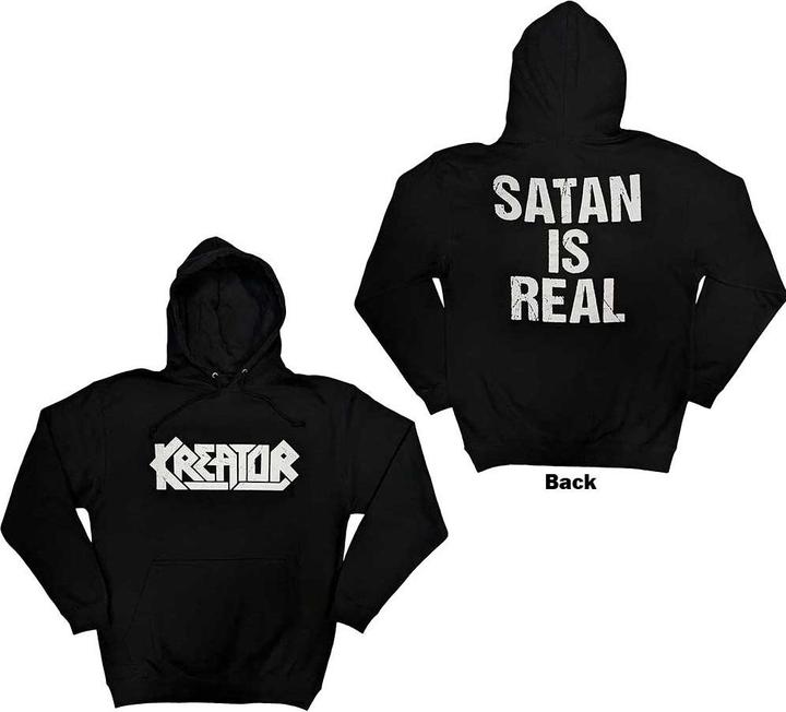 Immagine prodotto Kreator Band Satana è reale (Felpa con cappuccio) (M)