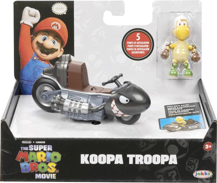 Produktbild Jakks Pacific Super Mario Movie - Figure w/ Kart - Koopa Troopa (6 cm) (417714)