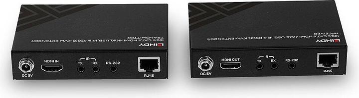 Actual product image Lindy HDMI, USB & RS232 KVM Extender