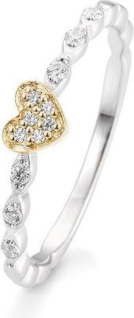Produktbild Breuning Verlobungsring Herz (48, 750/18 K Gold)