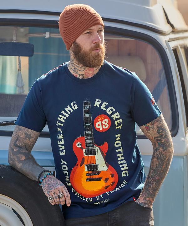 Actual product image Joe Browns Bold Electric Guitar Graphic Short Sleeve T-Shirt (S)