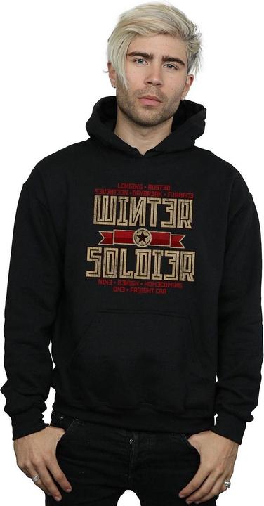 Actual product image Mens Winter Soldier Trigger Badge Hoodie (S)
