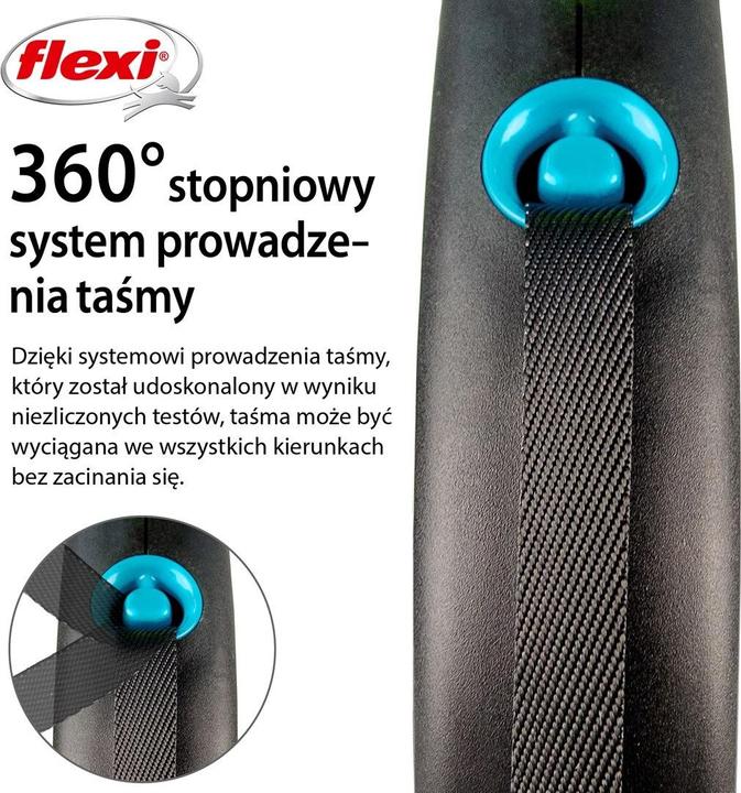 Immagine prodotto Flexi Cintura nera di design (S, Cane, Generale)