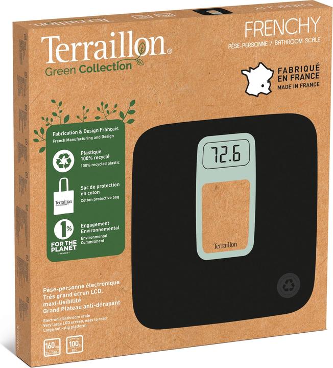 Actual product image Terraillon Personal Scale Frenchy Black (160 kg)