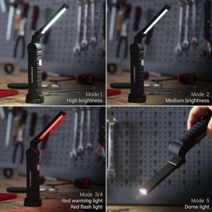 Image du produit InnovaGoods LED-Taschenlampe 5-in-1 (27 cm, 300 lm)