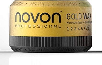 Actual product image Novon Professional Gold Wax 50ml Aqua Hair Wax Travel Size Pleasant Scent (Hair gel, 50 ml)