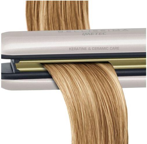 Actual product image - Hair Straightener With Ceramic Surface And Keratin 11249 B9 400 Imetec (Straightening iron)