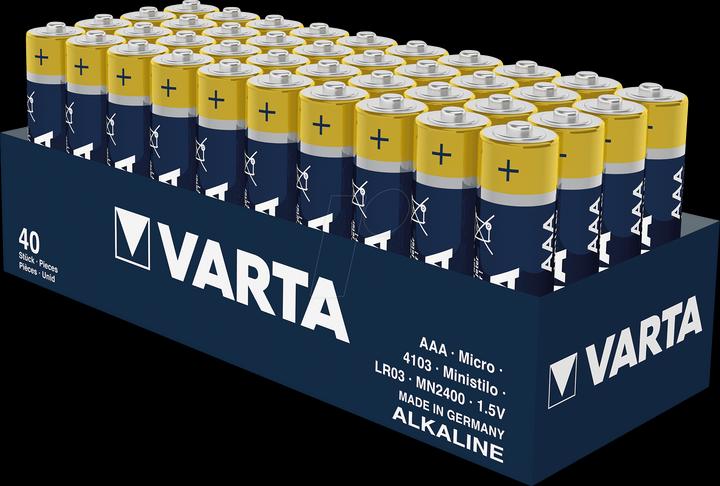 Actual product image Varta Longlife (40 pcs., AAA, 2.40 mAh)