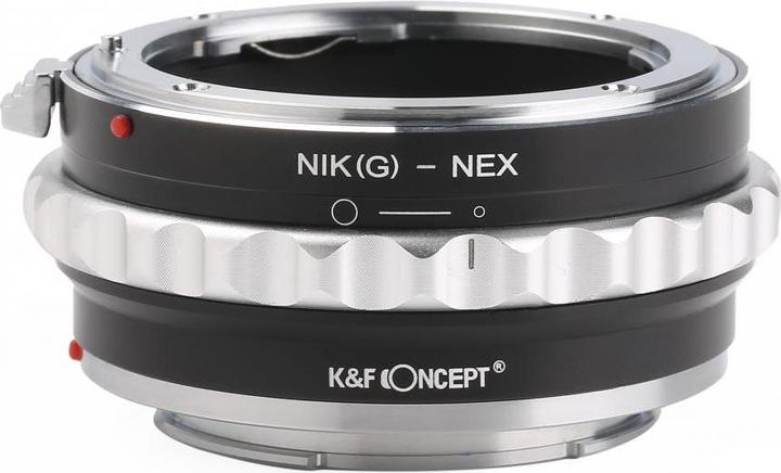 Actual product image K&F Concept High Precision Lens Adapter Mount, Copper, NIK (G)-NEXII