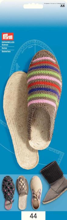 Prym Espadrilles Sohlen, Grösse 39