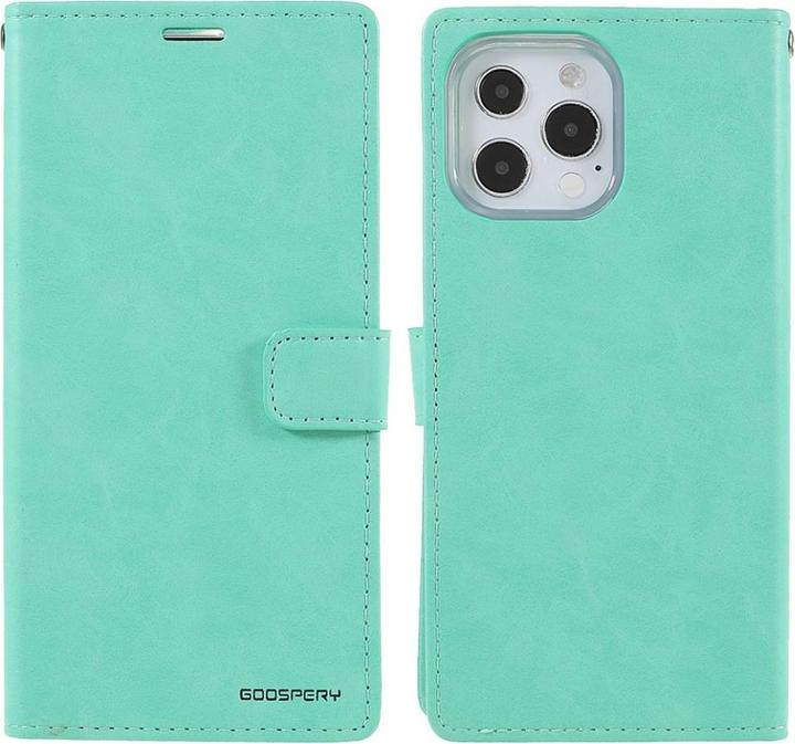 Produktbild iPhone 13 Pro Max - Blue Moon Etui Hülle Karten türkis (Apple iPhone 13 Pro Max)
