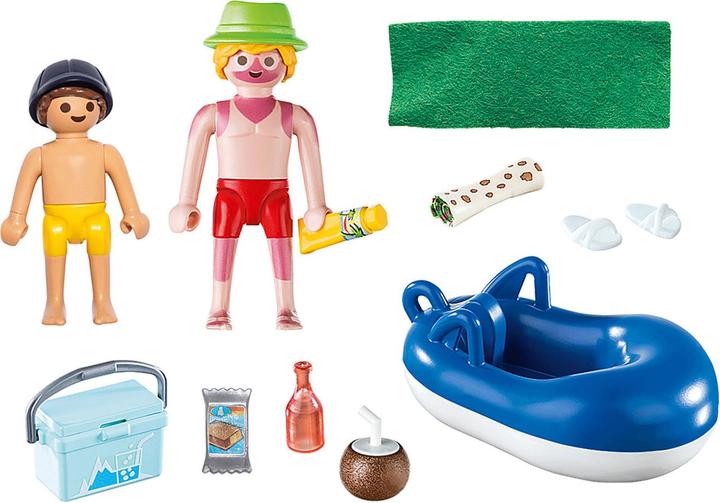 Produktbild Playmobil Badegast mit Schwimmreifen (70112, Playmobil Family Fun)