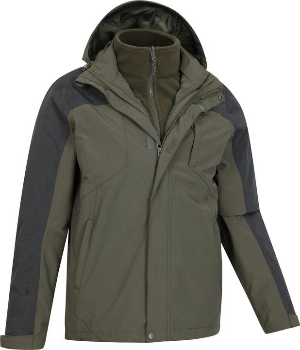 Immagine prodotto Mountain Warehouse District Extreme Giacca Impermeabile 3 In 1 Uomo (XXS)