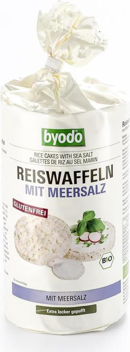 Actual product image Byodo Snack organic rice cakes with sea salt gluten free 100 g (100 g)