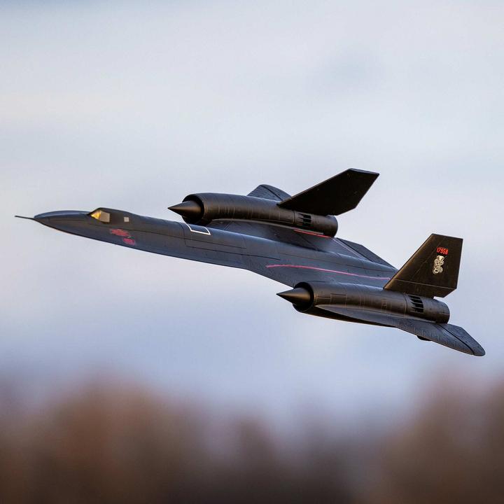 Immagine prodotto E-Flite SR-71 Blackbird Twin 40mm EDF BNF Basic con AS3X e SAFE Select (Jet)