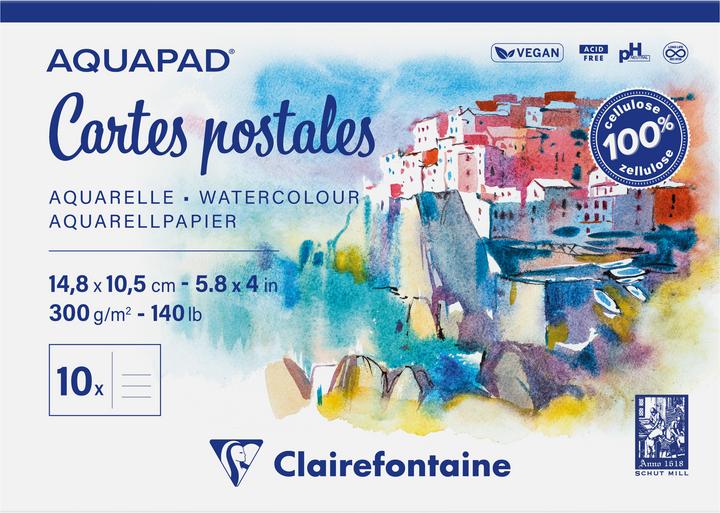 Immagine prodotto Clairefontaine Blocco Aquapad (300 g/m², 800 x)