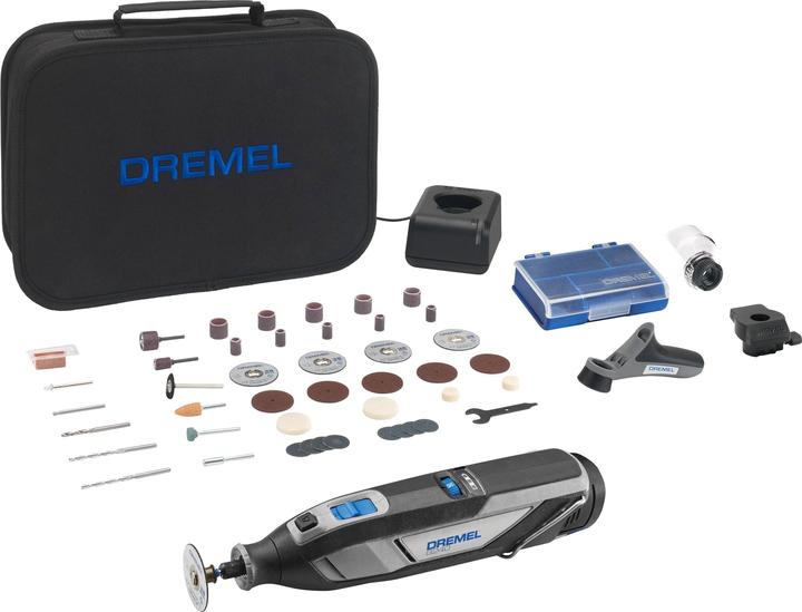 Dremel 8240, 3 Aufsätze, 45tlg. Zubehörset inkl. EZ Speed Clic