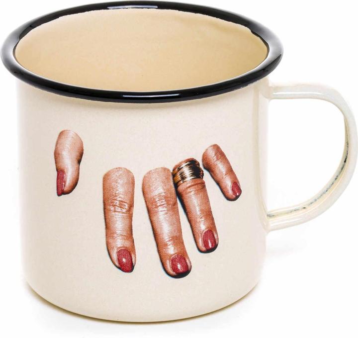 Produktbild Seletti Enamel Mugs Toiletpaper Tasse (1 x)