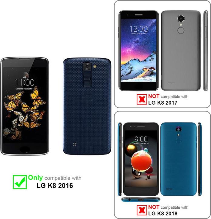 Produktbild Cadorabo Handykette für LG K8 2016 Necklace Hülle mit verstellbarem Kordelband