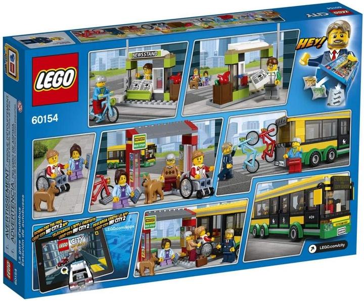 Actual product image LEGO Bus station (60154, LEGO City)