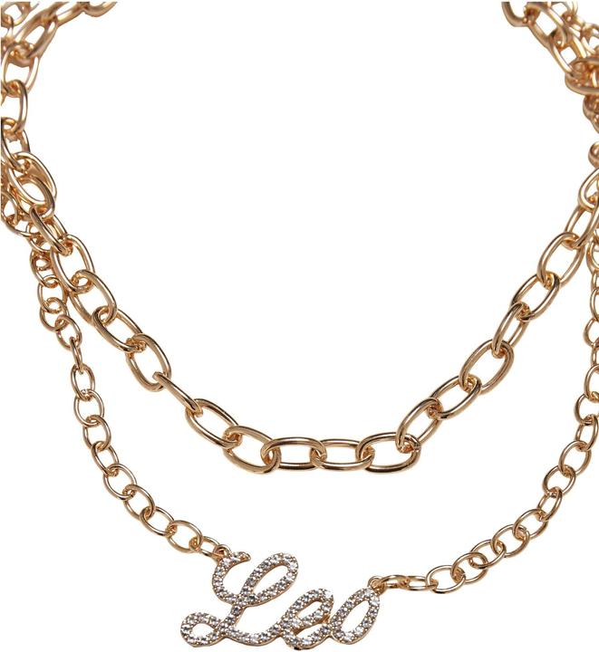 Produktbild Urban Classics Diamond Zodiac Golden Necklace (Eisen, Zink)