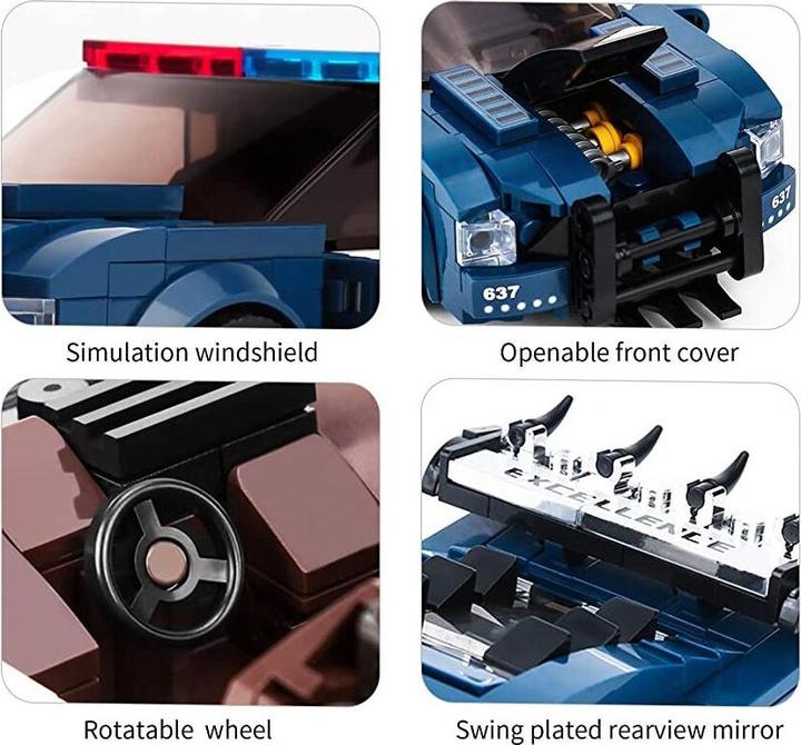 Produktbild Mould King US Polizeiwagen mit Displaybox