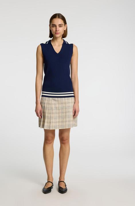 Image du produit Selected Femme Leinenmix Karo Plisseerock (40)