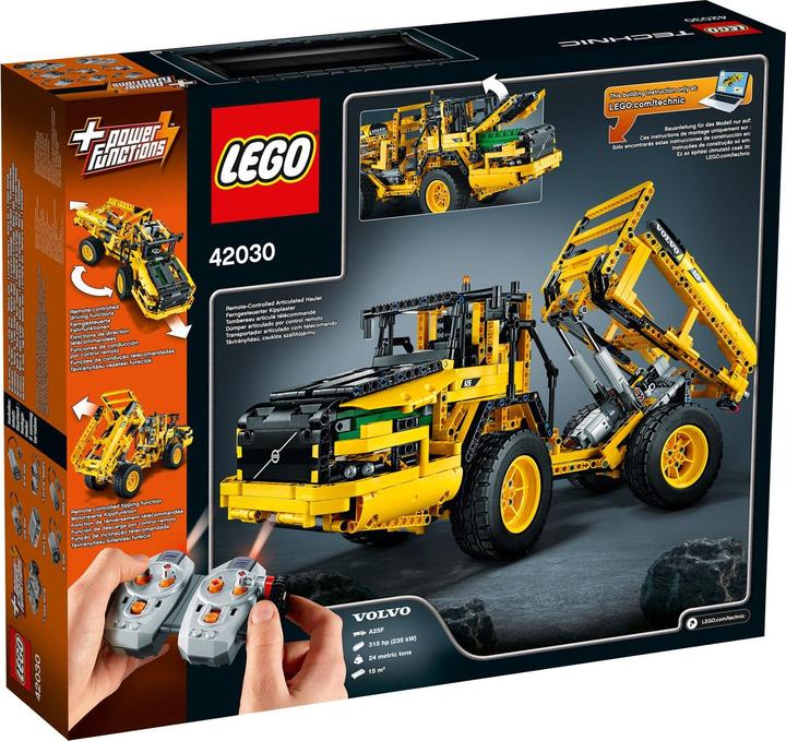 Image du produit LEGO Technic La chargeuse sur pneus télécommandée VOLVO L350F (42030, LEGO Technic, LEGO difficiles à trouver)
