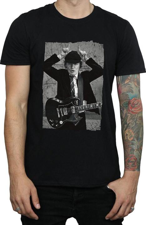 Immagine prodotto AC/DC Angus Young Distressed Photo Maglietta Uomo (S)