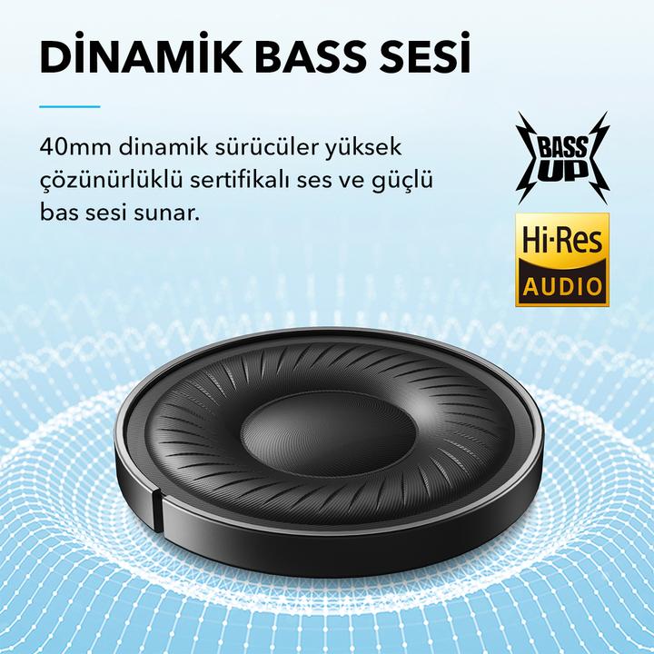 Actual product image soundcore Q20i (ANC, 40 h, Wireless, Cable)