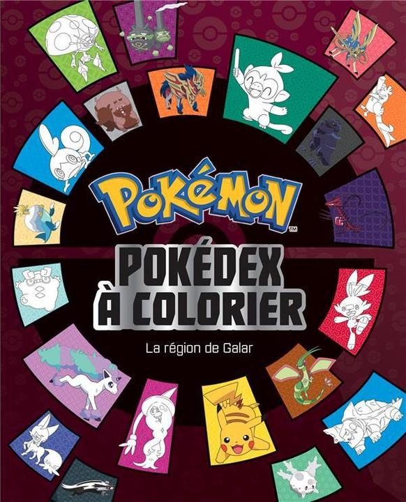 Actual product image Pokémon : pokédex à colorier : la région de Galar (French, Collectif)