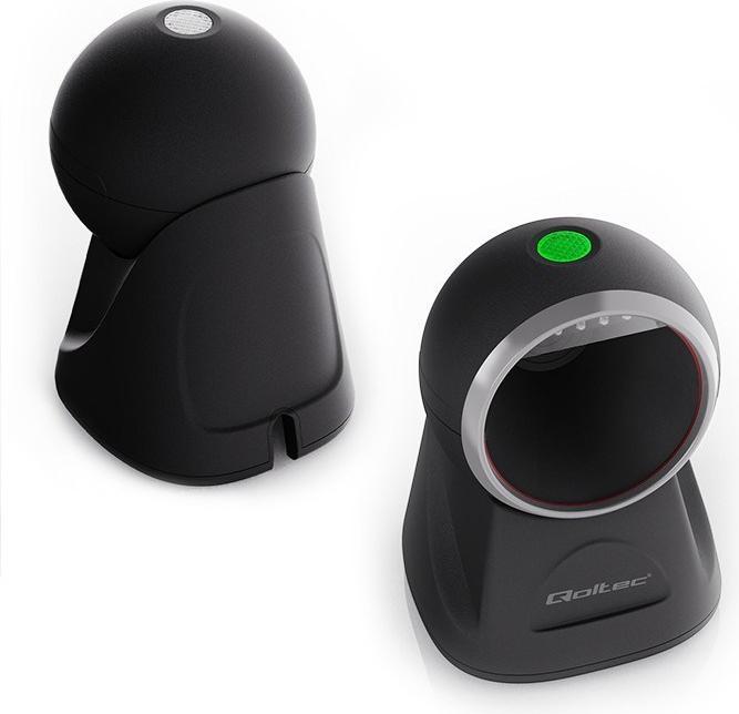 Image du produit Qoltec Lecteur de précision de bureau Lecteur de codes à barres 1D et QR | 2D