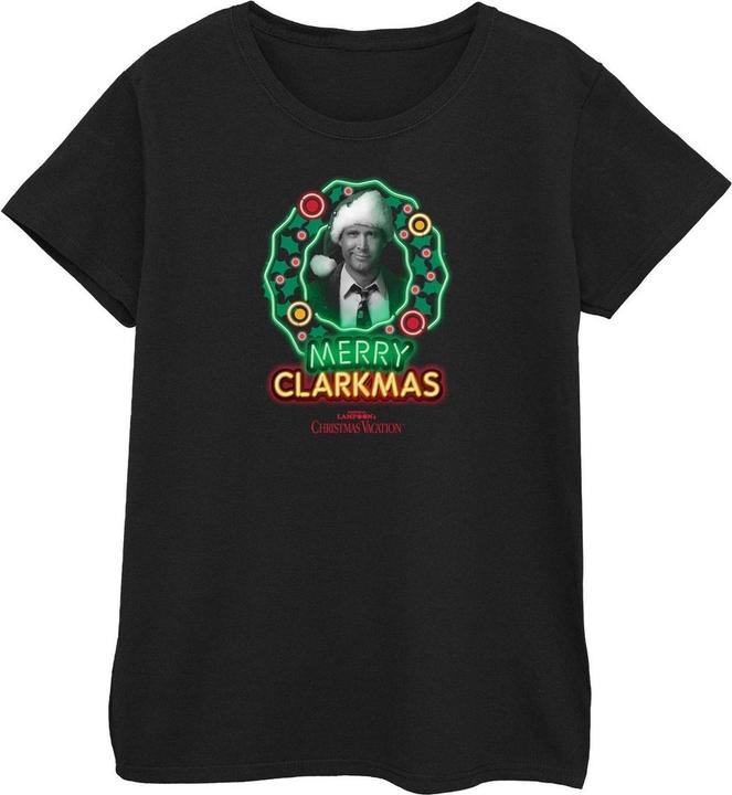 Immagine prodotto National Lampoon´s Vacation Maglietta in cotone Greyscale Clarkmas Donna/Ladies (M)