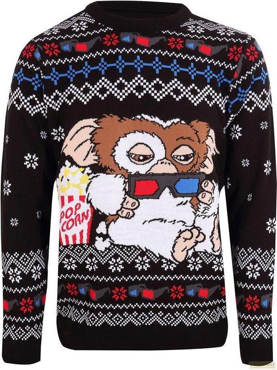 Produktbild Heroes Inc Gremlins Sweatshirt Christmas Jumper Gizmo Popcorn (S) (S)