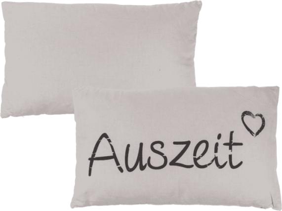 Produktbild Ootb Cremefarbenes Deko-Kissen, Auszeit (30 x 50 cm)