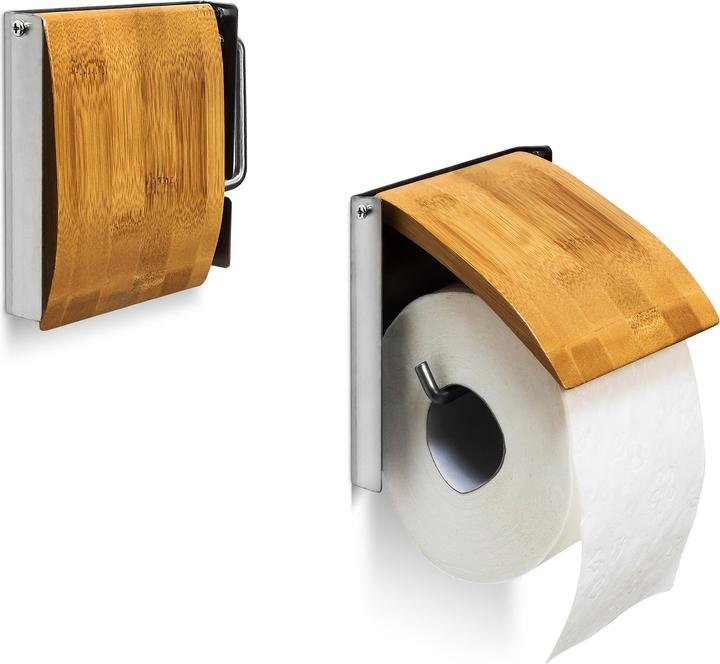 Actual product image Relaxdays Toilet paper holder