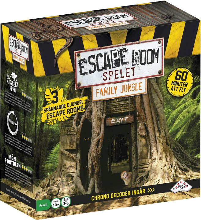 Produktbild Identity games Escape Room Family Jungle -pakohuonepeli, ruotsi (Schwedisch)